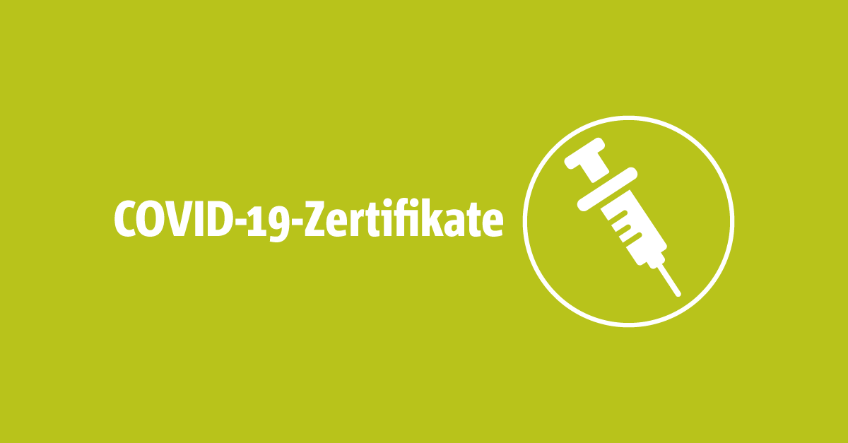 COVID19Zertifikate medatixx Arztsoftware