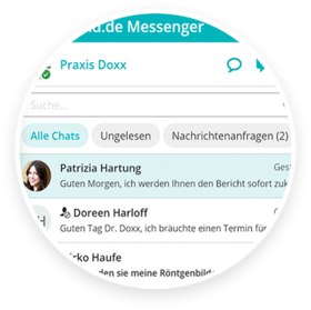 Detailausschnitt zu Schnelle Kommunikation via Chat